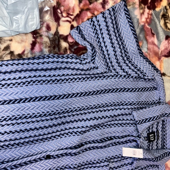 Thick Knit Short Sleeve Collar Shirt - Picture 5 of 6